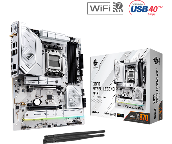 X870 Steel Legend WiFi Photo